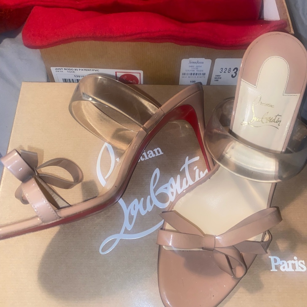 Red bottoms sandal /heel